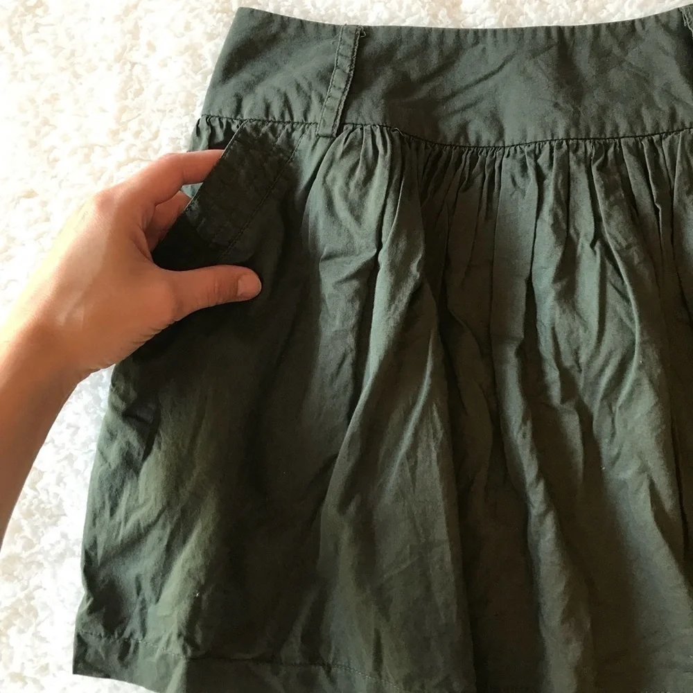 Forever 21 Green Khaki Skirt